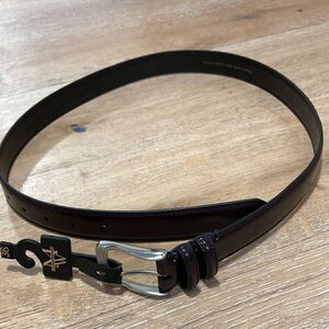 NWT Mens Warehouse brown leather belt-36